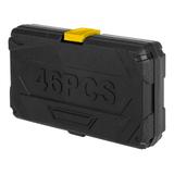 Klucze nasadowe 1/4", zestaw 46 szt.