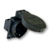 GNIAZDO WTYCZKOWE TABLICOWE 230V Z  BOLCEM  Czarne  1040-0ss IP54