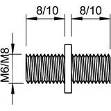 3100, PODWÓJNE ŁĄCZNIKI M8