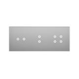Simon 54 Touch Panel dotykowy S54 Touch 3 moduły 2 pola dotykowe poziome + 2 pola dotykowe pionowe + 4 pola dotykowe srebrna mgła DSTR3234/71 KONTAKT