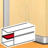 DLP ALU PRZEGRODA DO POKRYWY, WYSOKOŚĆ 65, Legrand