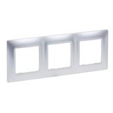 Niloe Selection - Ramka Potrójna Aluminium 762013 LEGRAND