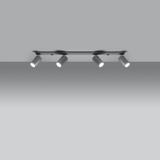 Sollux Plafon RING 4L szary SL.0453