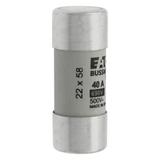 CYLINDRICAL FUSE 22 x 58 40A GG 690V AC Wkładka cylindryczna 22 x 58mm 40A GG 690V AC C22G40 EATON