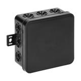 Puszka n/t CLICK IP54 12 przepustów kablowych 100x100x41mm czarny OR-JB-13804/B ORNO