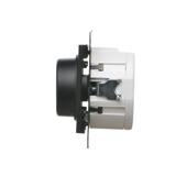 SIMON 55 Ściemniacz obrotowy do LED ściemnialnych 230V 2–200 W Czarny mat TES9L.01/149