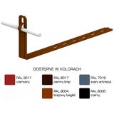 AN-20KL/LA/-N Uchwyt dach.regul.pros.Z-zag. L=42cm,H=10cm /LA/