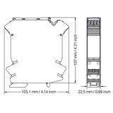 modularna pusta obudowa układ przyłączy 1/1