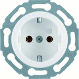 Serie 1930/Glas Gniazdo SCHUKO samozaciski biały Berker 474520 WTS1100WG HAGER