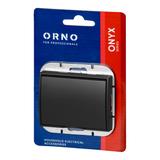 Gniazdo pojedyncze podtynkowe 2P+Z Schuko bryzgoszczelne z klapką Onyx, 16A, 250V, PT-17OH, czarny OR-OE-7505(GS)/BB ORNO