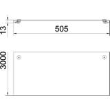 DRL/500, POKRYWA Z RYGLAMI 500MM VA-430
