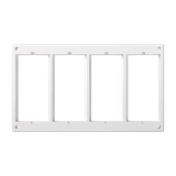 Simon Connect Ramka 4-modułowa S500 (element zapasowy) czysta biel