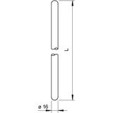 200VA1500, UZIOMY PRĘTOWE 1500MM VA