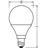 Żarówka LED E14 5/40W 470lm 200° 2700K ciepła biel VALUE OSRAM