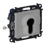 VALENA LIFE ŁĄCZNIK NA KLUCZ - 2 POZYCJE ALUMINIUM, Legrand