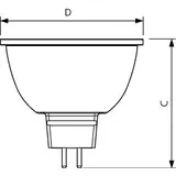 Żarówka LED ściemnialna 7,5W=43W 520lm 4000K barwa neutralna 7,5-43W MR16 940 36st. 5 lat gw. PHILIP