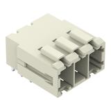 MCS-MAXI gniazdo 3-bieg. jasnoszare raster 7,62 mm