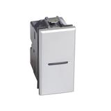 AXOLUTE - Łącznik schodowy 10AX (zaciski śrubowe) 1 moduł AXIAL aluminium, Bticino