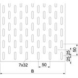 ELB-L 30, WKŁADKA PERFOR.DRAB.300MM 3M FS