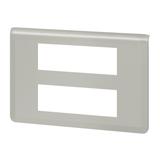Mosaic - Ramka 2X6 Modułowa Pozioma - Aluminium 079336L LEGRAND