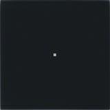 BERKER B.IQ Przycisk pojedynczy komfort szkło czarne 75161592 HAGER