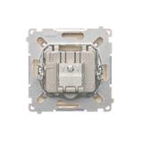 Simon Basic Gniazdo antenowe R-TV przelotowe 10 dB 1x wejście: 5–862 MHz beż