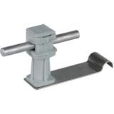 Wspornik dachowy z DEHNsnap, stal nierdzewna NIRO/ tworzywo, szary