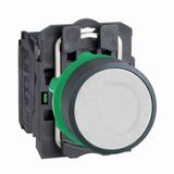 Harmony XB5 Przycisk płaski biały plastikowy XB5AA11 Schneider