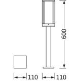 ENDURA CLASSIC FRAME 60CM E27 DG LEDV