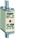 Wkładka bezp. nożowa NH00 wsk.podw. uchwyt nieiz. gG 10A 690VAC LNH00010M6 HAGER