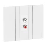 Living Now - Gniazdo Rca - 1 Moduł - Biel Bticino KW4269R LEGRAND