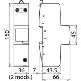 Ogranicznik przepięć bloc Maxi, 1-biegun., do sieci 400/690 V 961140 DEHN