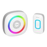 PELA AC, dzwonek bezprzewodowy sieciowy, learning system, 60 dźwięków, LED RGB, 300m, biały