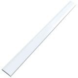 Aluminiowa maskownica kabli z systemem click-lock dł. 110 cm, biały