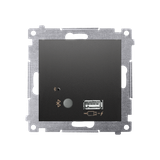 Simon 54 Odbiornik Bluetooth z ładowarką USB czarny