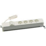 "Simon 480 TS48-110E400K0-30 Listwa standardowa 4 gn. typ E i płytka 2xRJ45 keystone