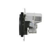Simon 55 Gniazdo schuko ze zintegrowaną ładowarką 2xUSBA Czarny mat TGSZ1ZUSB2AA.01/149 KONTAKT