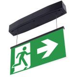 Oprawa sieciowo-awaryjna natynkowa SUPREMA LED D-std SA 3H CT IP54 NT-S [BLK] / 94671 230V