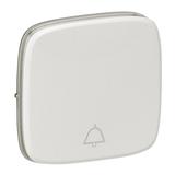 VALENA ALLURE - KLAWISZ PERŁOWY PRZYCISKU PRZEŁĄCZNIKANEGO NO/NC Z SYMBOLEM DZWONKA, Legrand