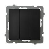 AS Łącznik potrójny zwierny - kolor czarny metalik