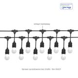 GIRLANDA 10M 10xE27 łączona SPECTRUM