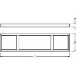 PANEL 1200 SURFACE MOUNT KIT LEDV LEDVANCE