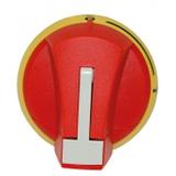 Rączka drzwiowa czołowa i boczna prawa żółto-czerwona CLBS-EH125/01YR 004661420 ETI
