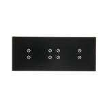 Simon 54 Touch Panel dotykowy S54 Touch 3 moduły 2 pola dotykowe pionowe + 4 pola dotykowe + 2 pola dotykowe pionowe zastygła lawa DSTR3343/73 KONTAKT