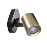 LAURIN EL-1O B-G Oprawa ścienno sufitowa LAURIN EL-1O B-G kolor czarny / złoty 1XGU10 38960 KANLUX