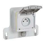 Green:Gniazdo 2P+Z Plexo 090471 LEGRAND