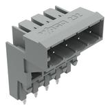 MCS-MIDI Classic wtyk podwyższony 4-bieg. szary raster 5 mm /100szt./ WAGO