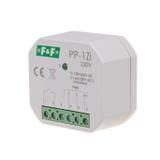 Przekaźnik elektromagnetyczny 1Z 16A montaż podtynkowy U=100-265V AC,styk:1Z 16A (160A/20ms) PP-1Z-LED-230V F&F