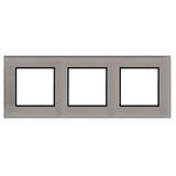 ARIA Ramka potrójna - kolor szare szkło