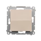 Simon 54 Przycisk pojedynczy zwierny bez piktogramu 10A 250V szybkozłączka kremowy DP1.01/41 KONTAKT